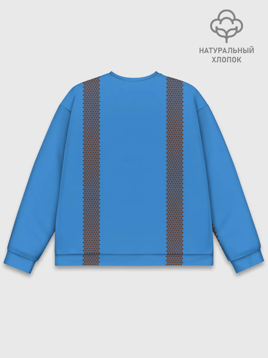 Мужской свитшот базовый / Спички blue