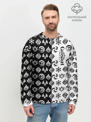 Мужской свитшот базовый / Genshin Impact