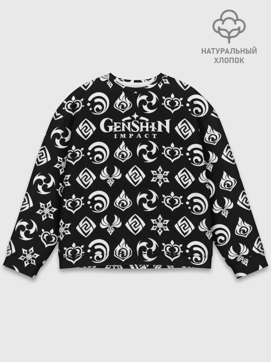 Мужской свитшот базовый / Genshin Impact