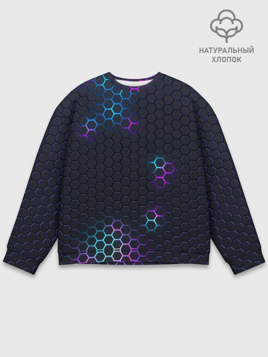 Мужской свитшот базовый / НЕОНОВАЯ БРОНЯ | НЕО БРОНЯ