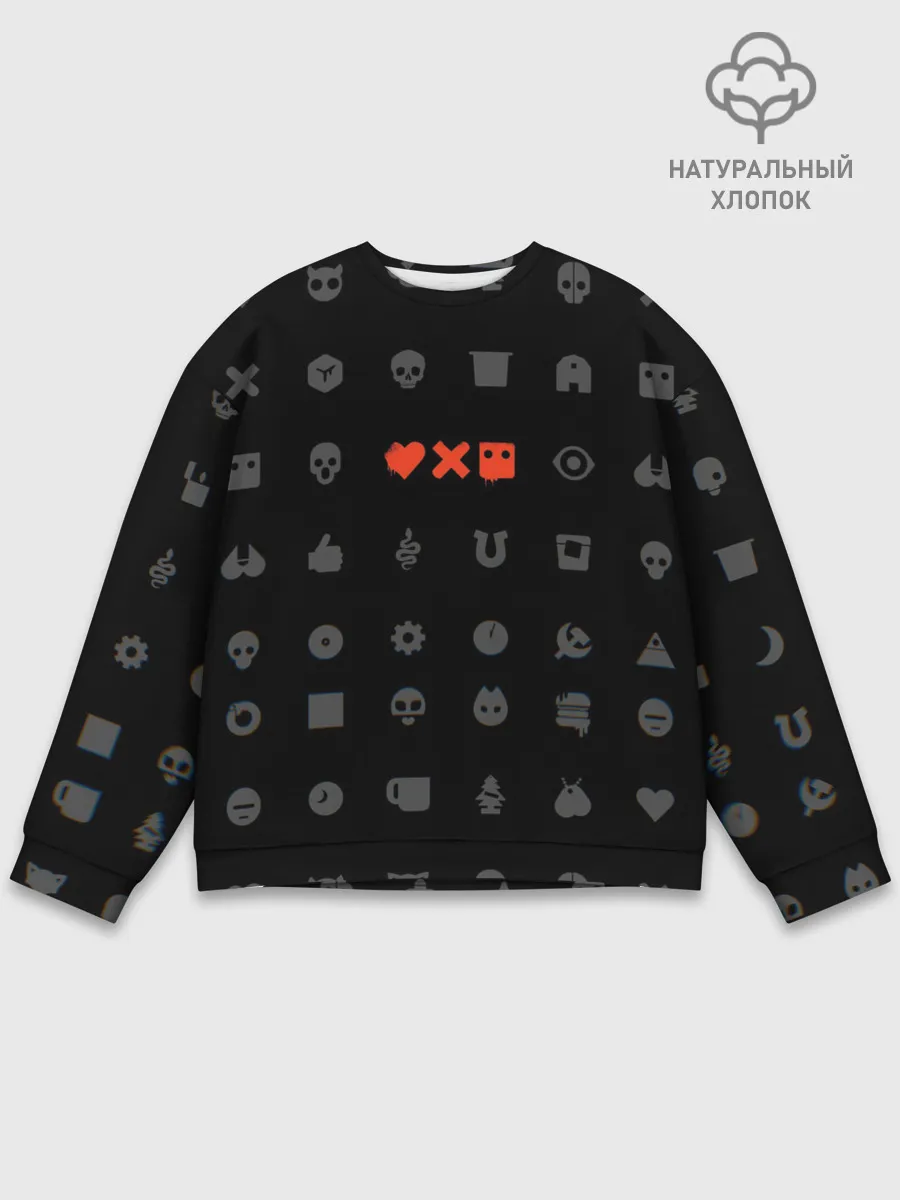 Мужской свитшот базовый / Любовь, смерть и роботы