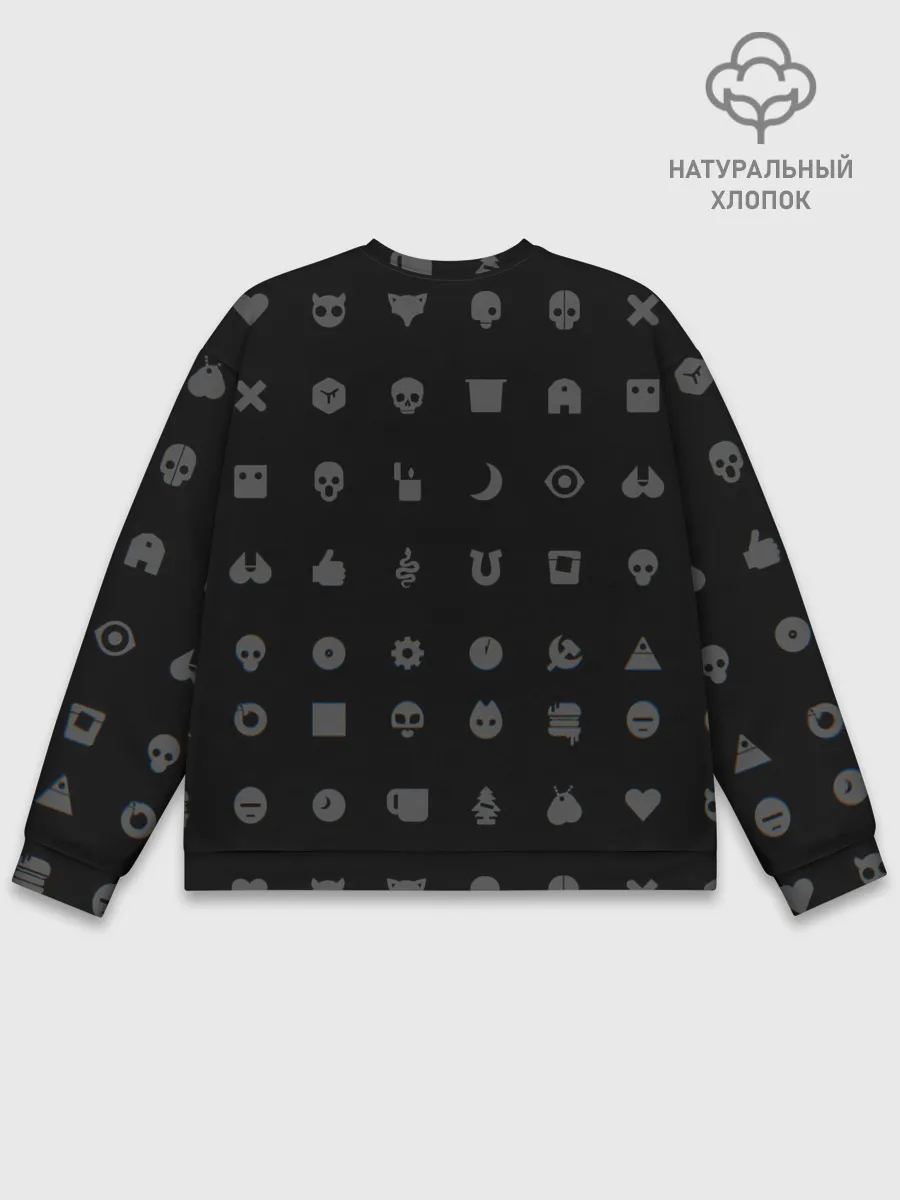 Мужской свитшот базовый / Любовь, смерть и роботы