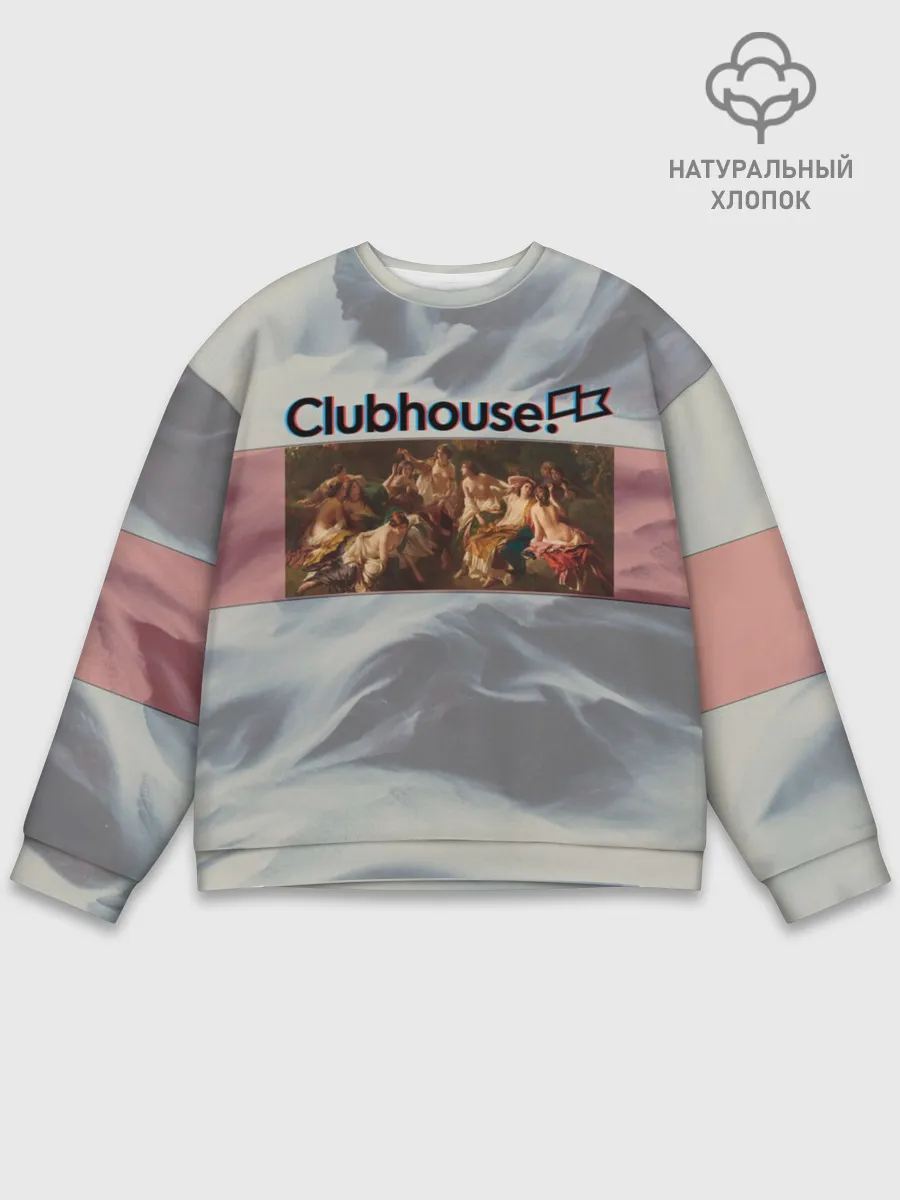 Мужской свитшот базовый / Clubhouse Welcome | Клабхаус