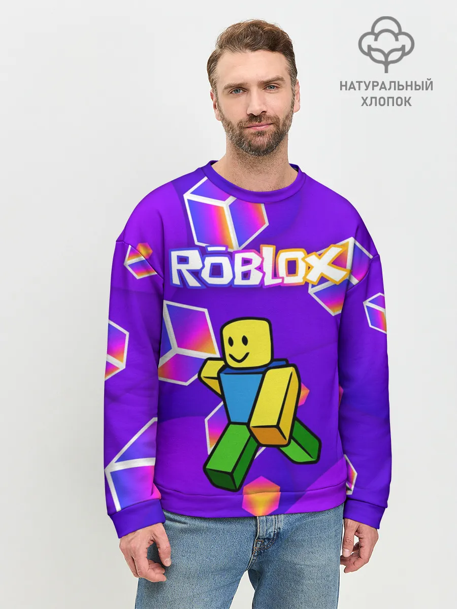 Мужской свитшот базовый / ROBLOX КУБЫ