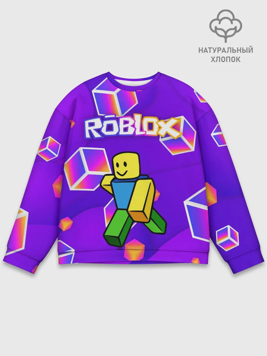Мужской свитшот базовый / ROBLOX КУБЫ