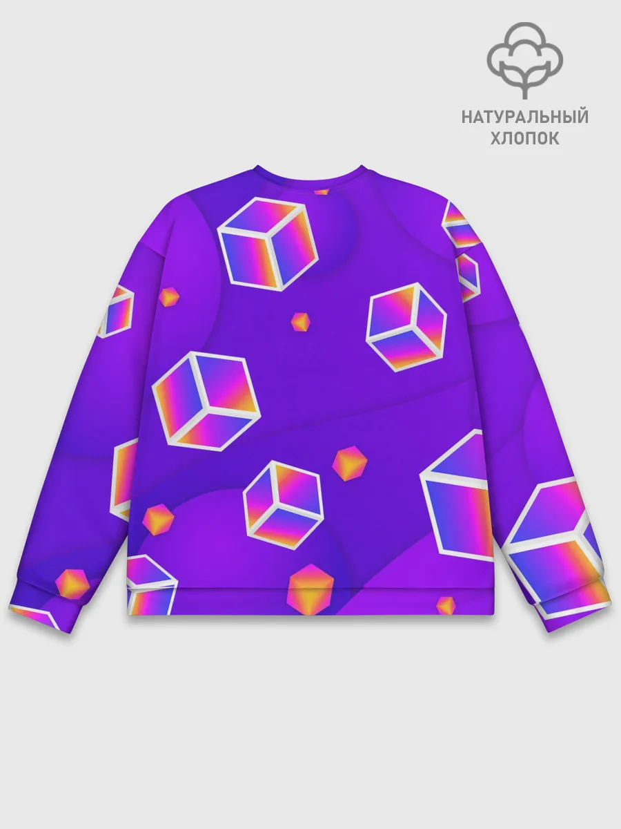 Мужской свитшот базовый / ROBLOX КУБЫ