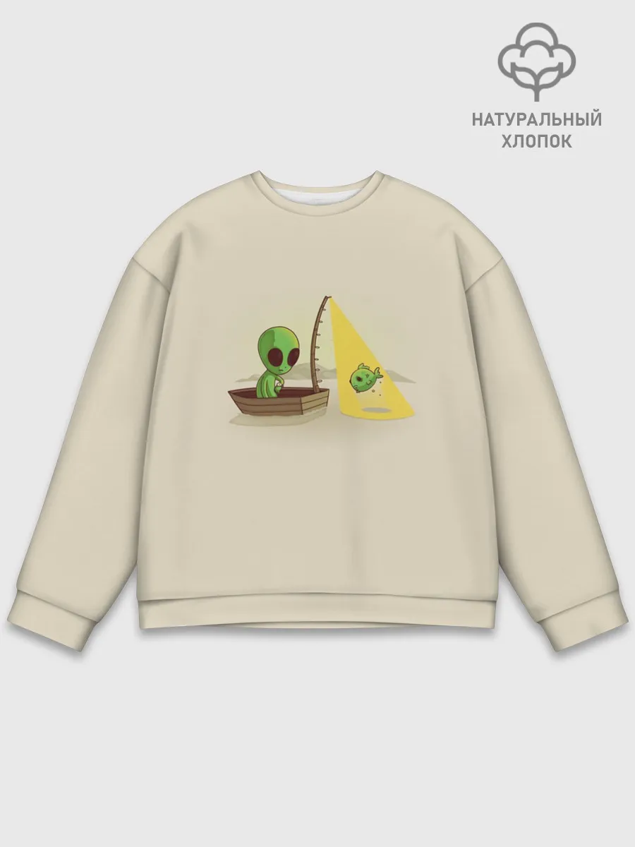 Мужской свитшот базовый / Alien Fishing
