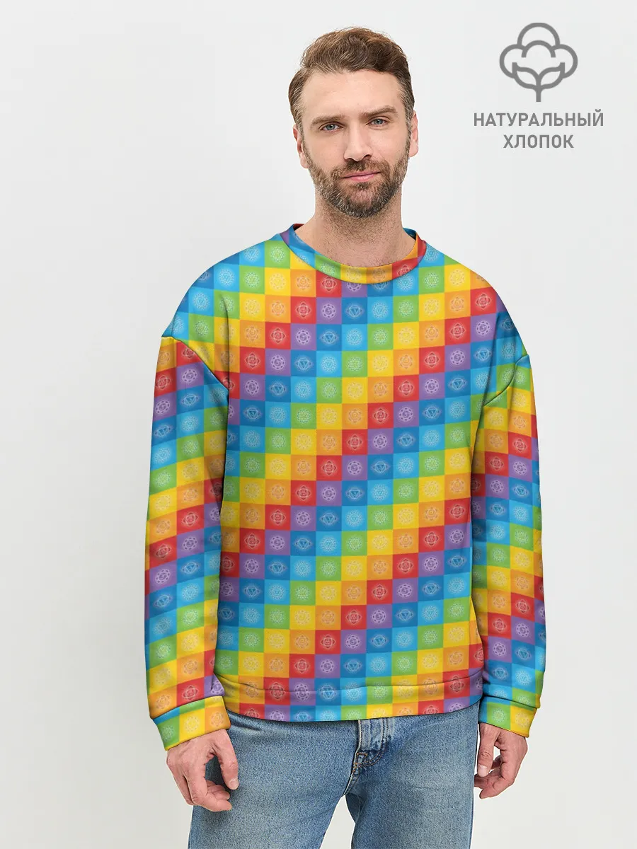 Мужской свитшот базовый / Чакры