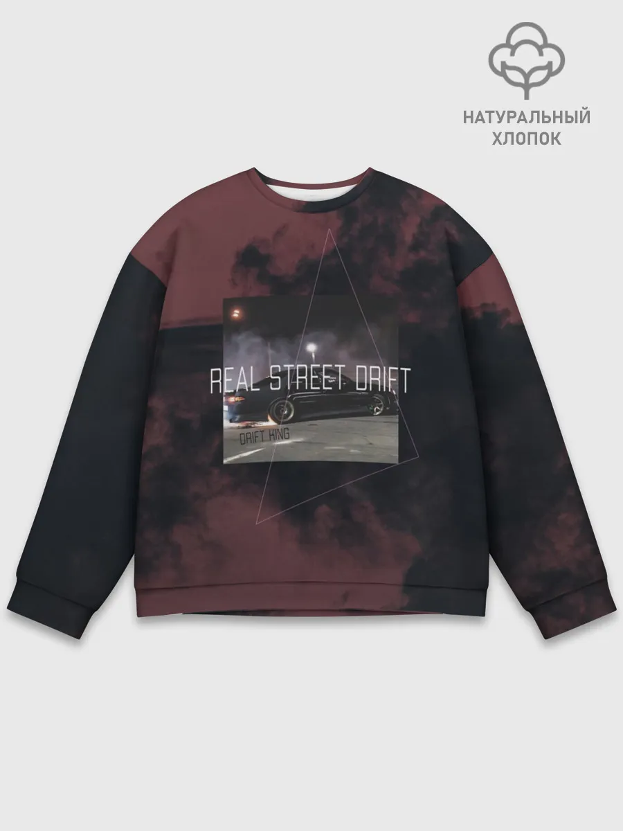 Мужской свитшот базовый / Street Drift | Уличный дрифт