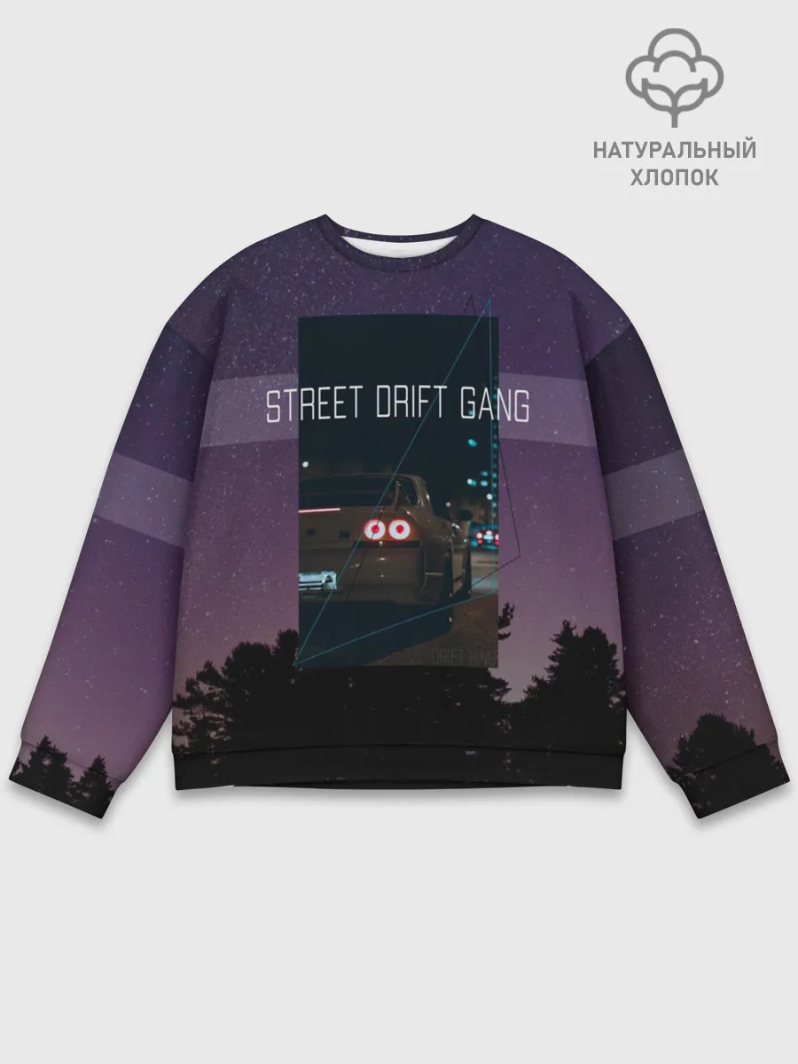 Мужской свитшот базовый / Street Drift Gang | Дрифт