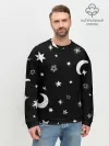 Мужской свитшот базовый / Звездное небо