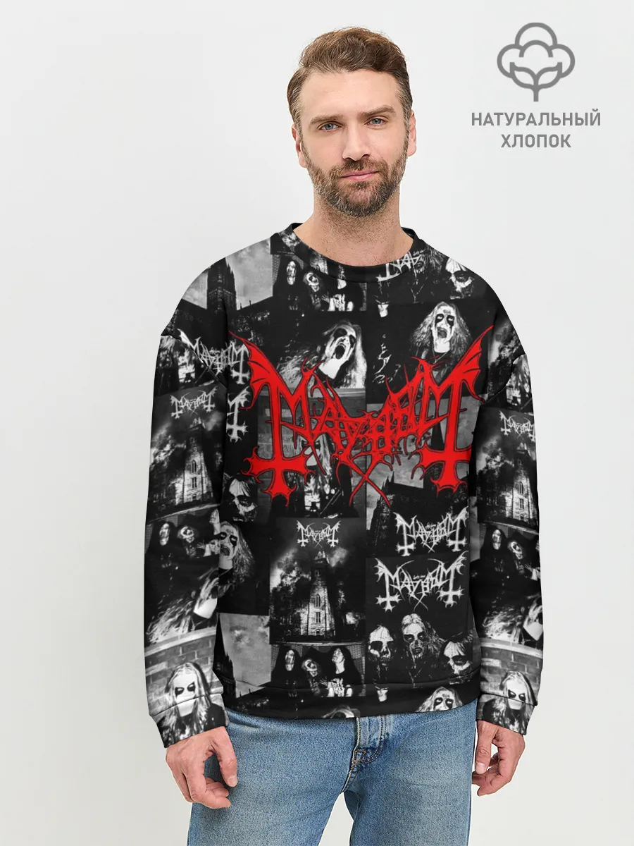 Мужской свитшот базовый / MAYHEM