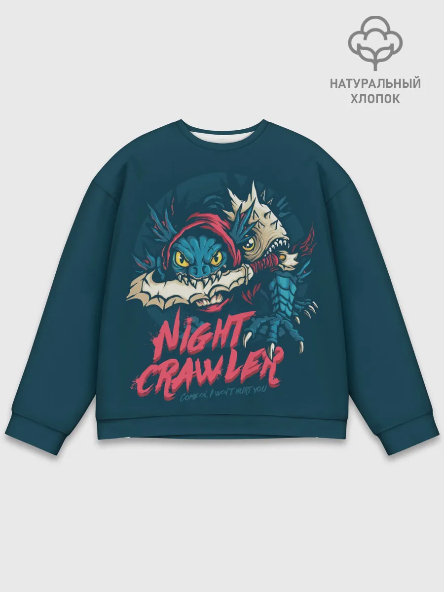 Мужской свитшот базовый / Night Crawler | Dota 2