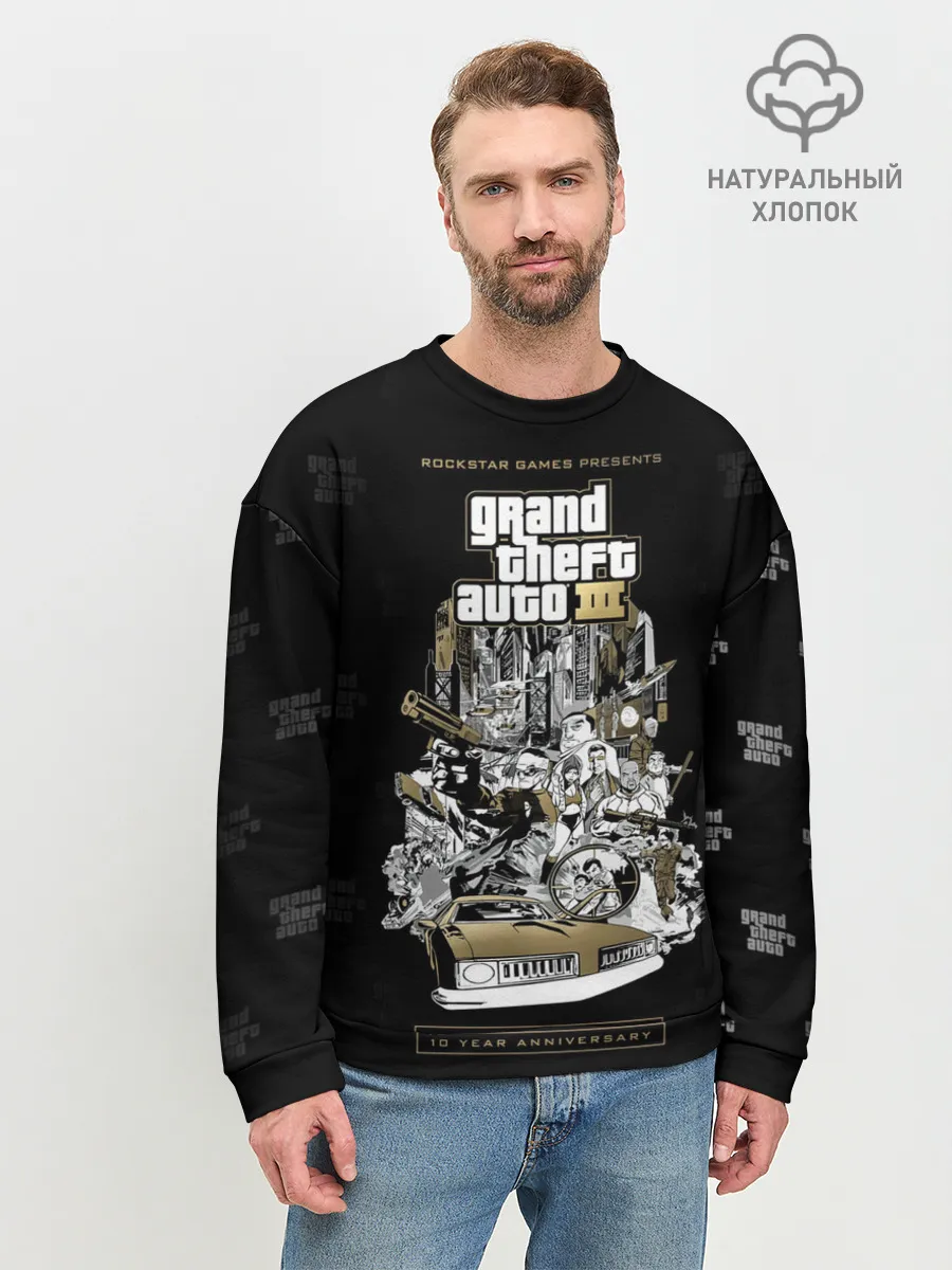 Мужской свитшот базовый / Grand Theft Auto III