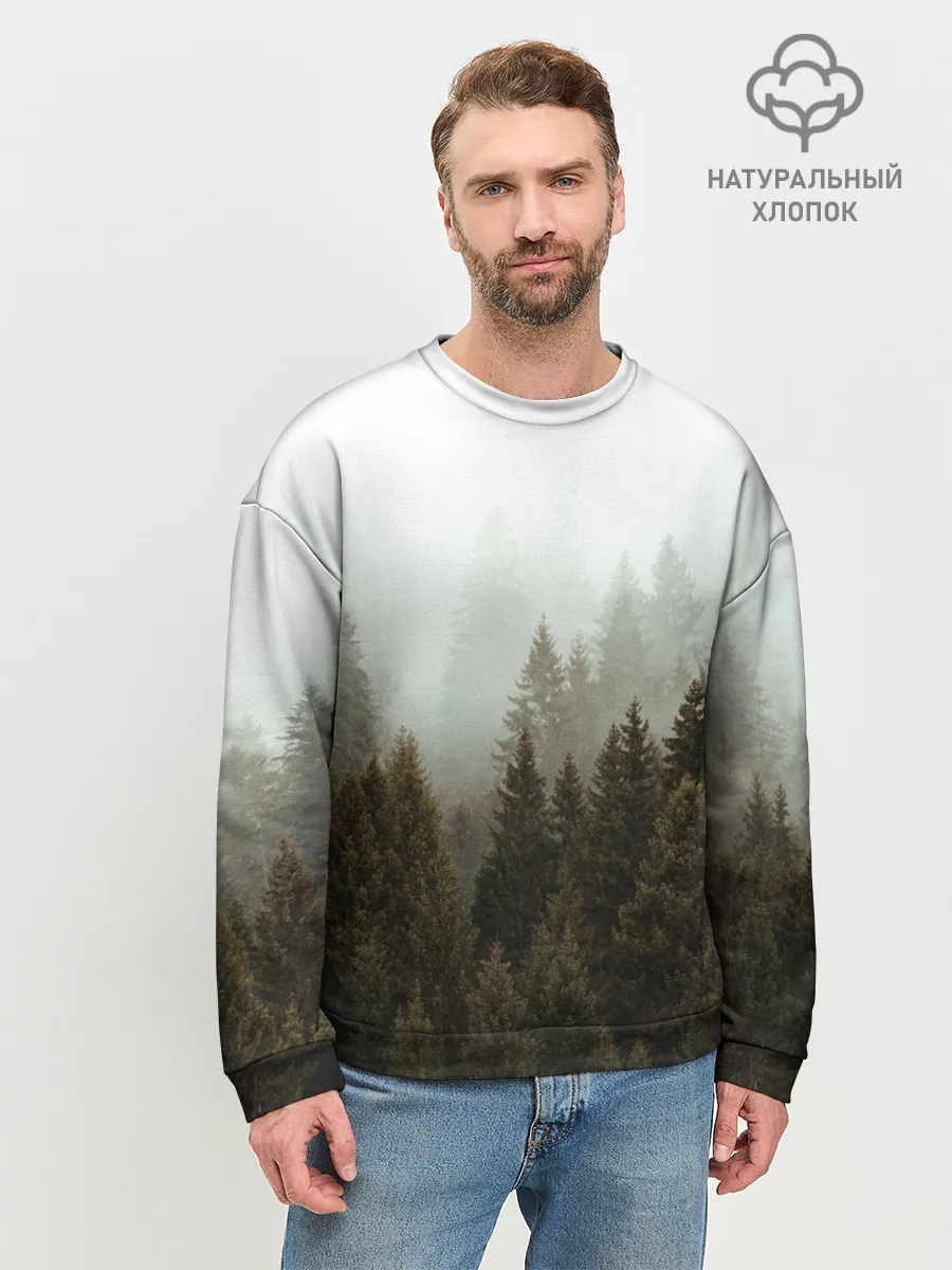Мужской свитшот базовый / Деревья