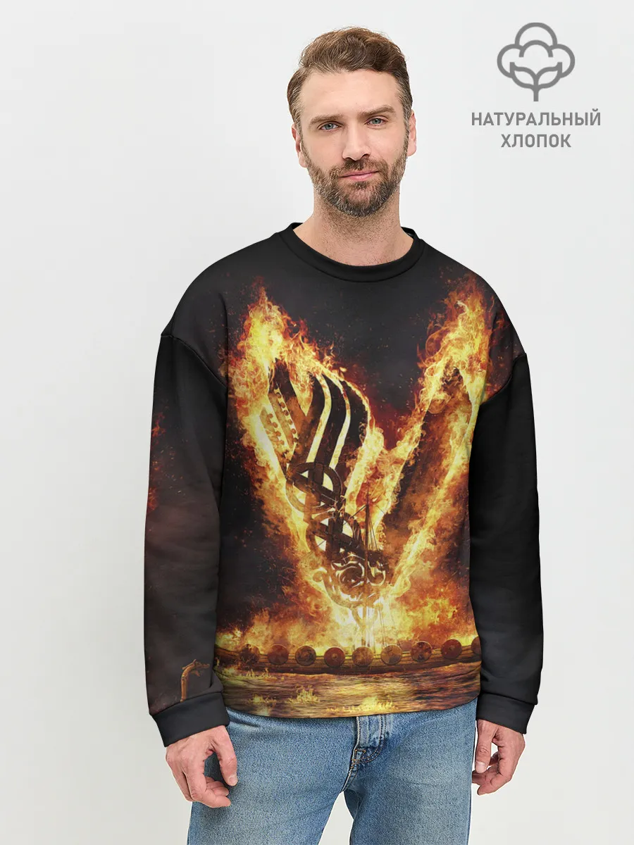 Мужской свитшот базовый / ВИКИНГИ | VIKINGS | V