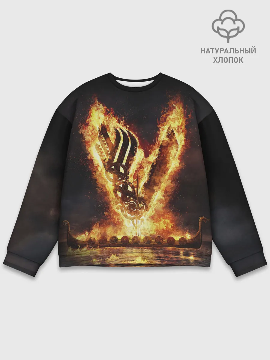 Мужской свитшот базовый / ВИКИНГИ | VIKINGS | V