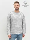 Мужской свитшот базовый / СНЕЖНЫЙ КАМУФЛЯЖ