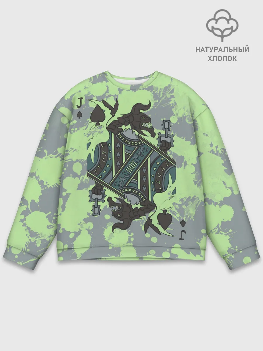 Мужской свитшот базовый / Визаж | Dota 2