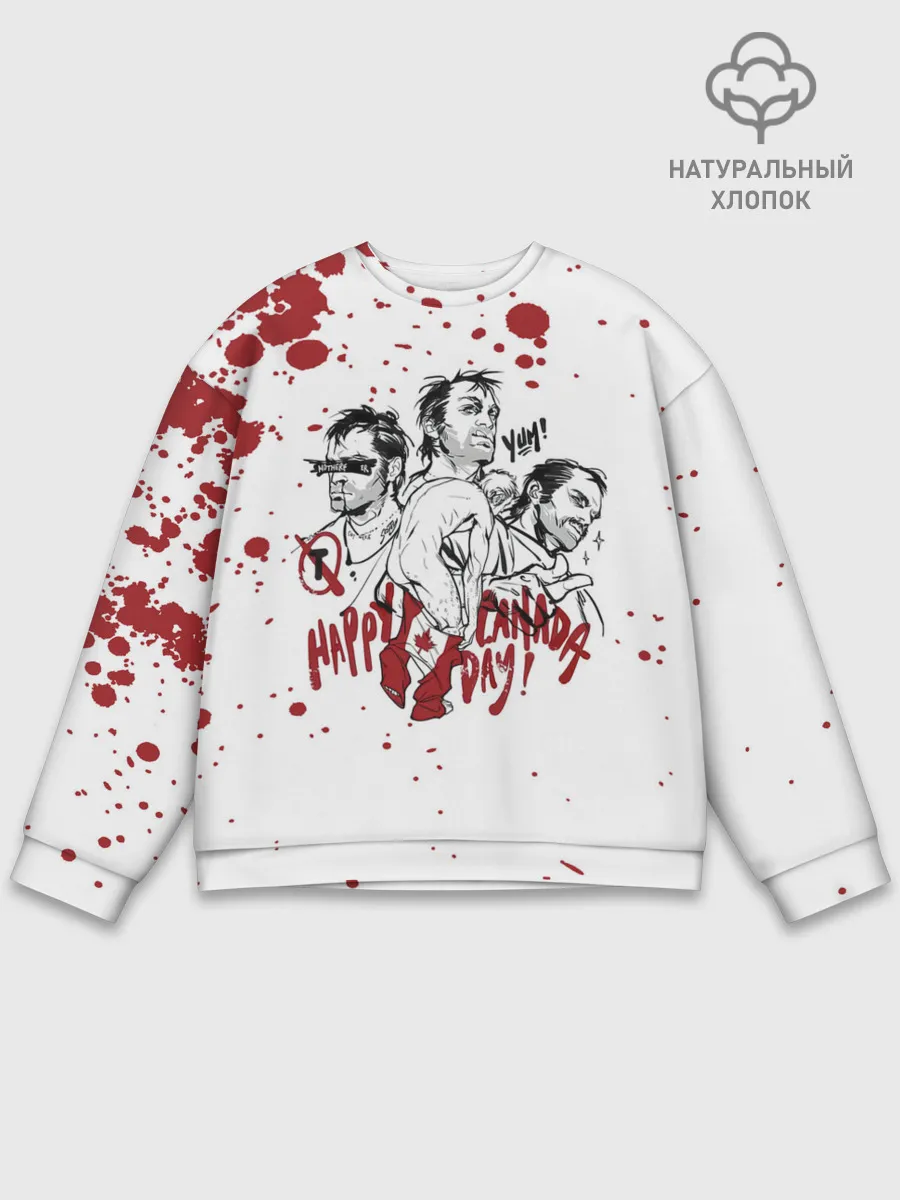 Мужской свитшот базовый / HAPPY CANADA DAY