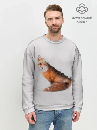 Мужской свитшот базовый / Лисица