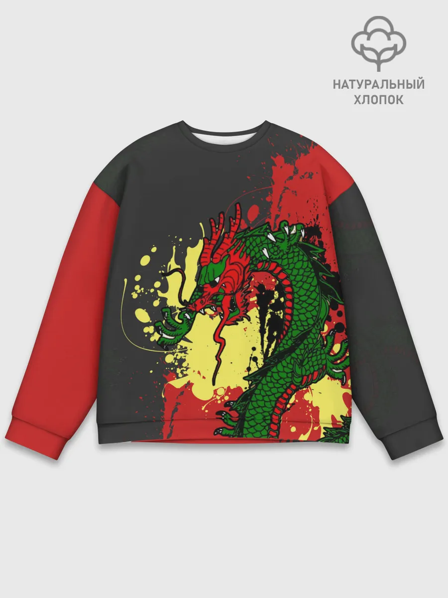 Мужской свитшот базовый / Chinese dragon