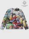 Мужской свитшот базовый / One Piece стикербомбинг