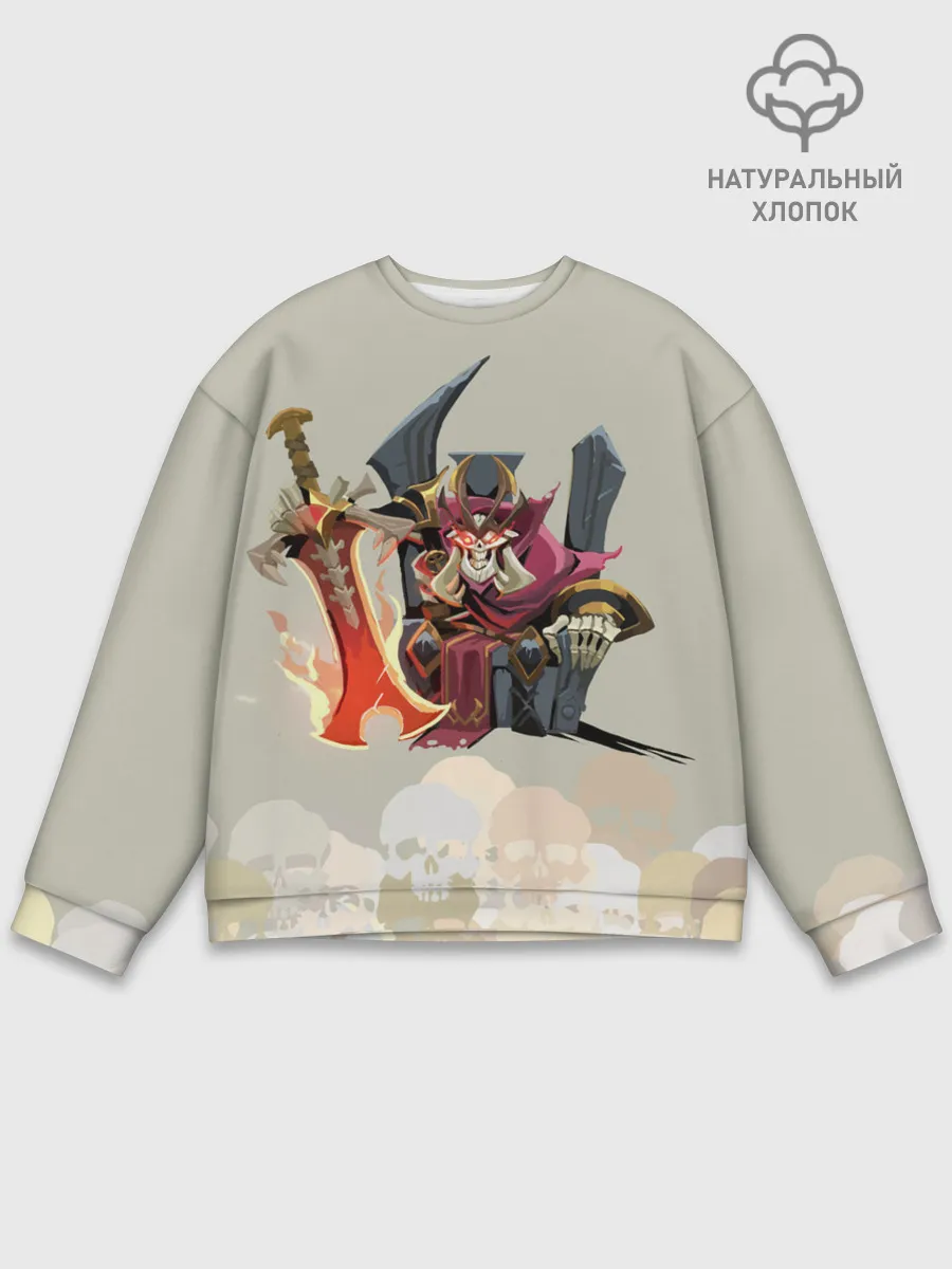 Мужской свитшот базовый / Король | Dota 2