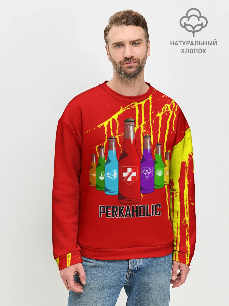 Мужской свитшот базовый / PERKAHOLIC