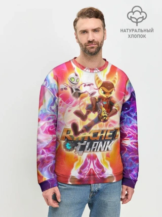Мужской свитшот базовый / Рэтчет и Кланr игра
