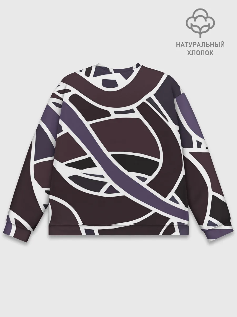 Мужской свитшот базовый / Линейная текстура