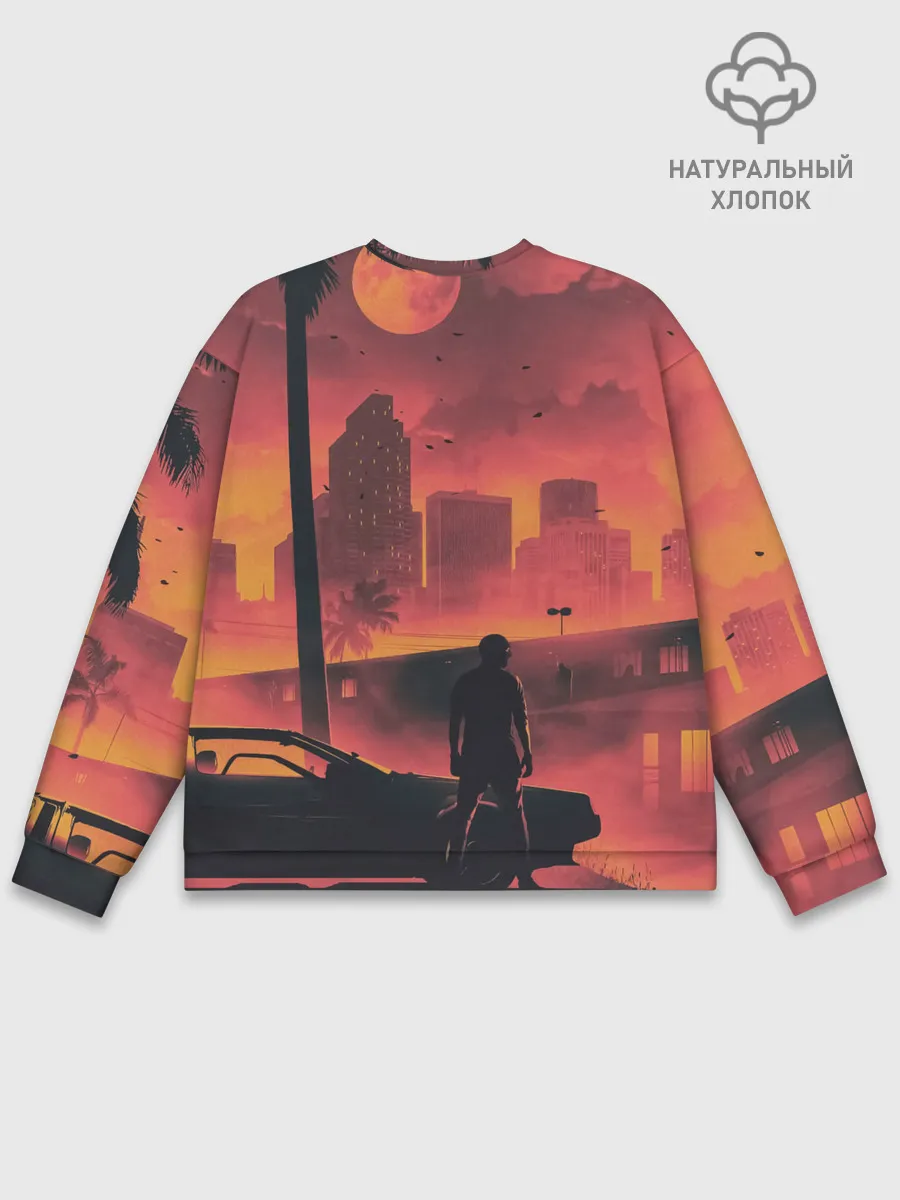 Мужской свитшот базовый / MY GUN IS MUCH BIGGER THAN YOU