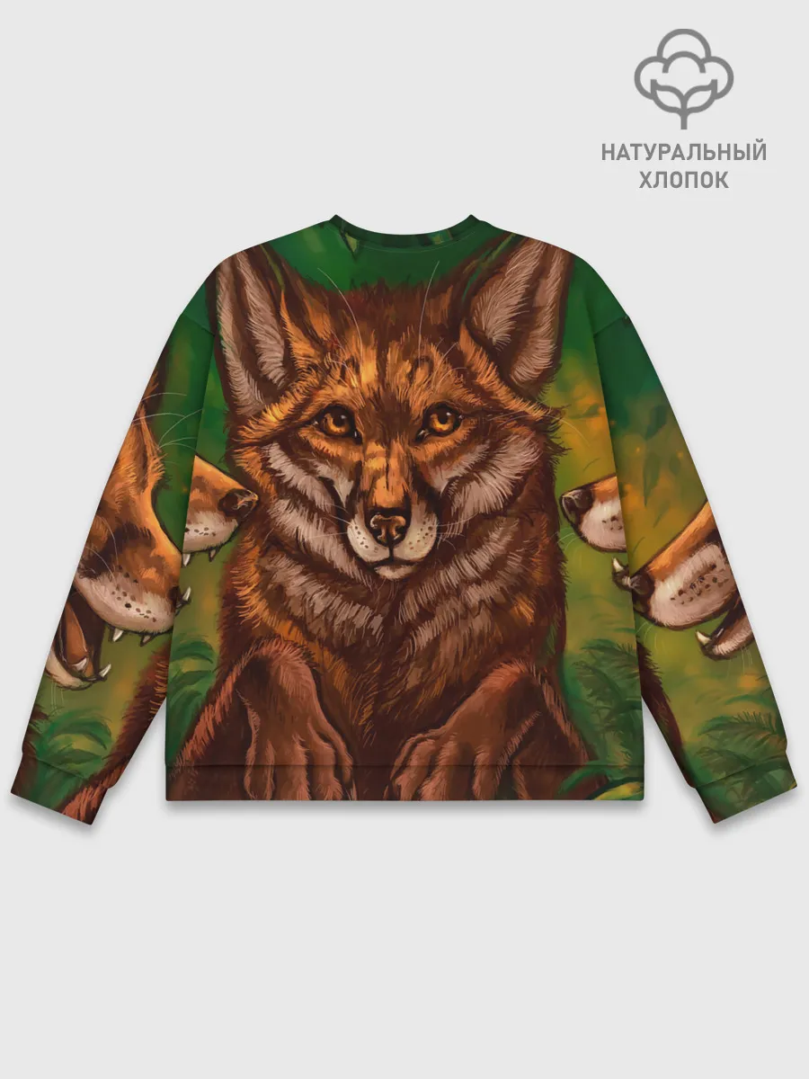 Мужской свитшот базовый / Лисы