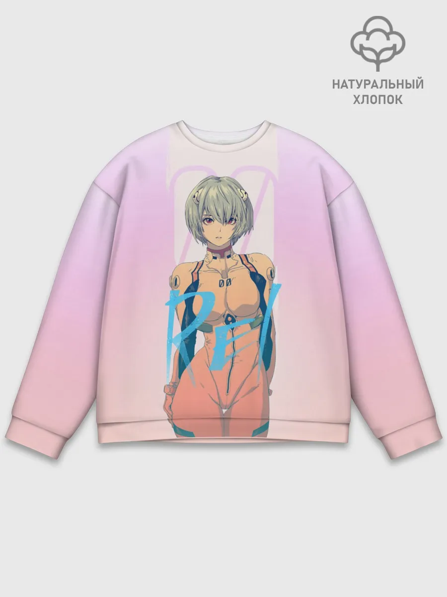 Мужской свитшот базовый / Rei Ayanami