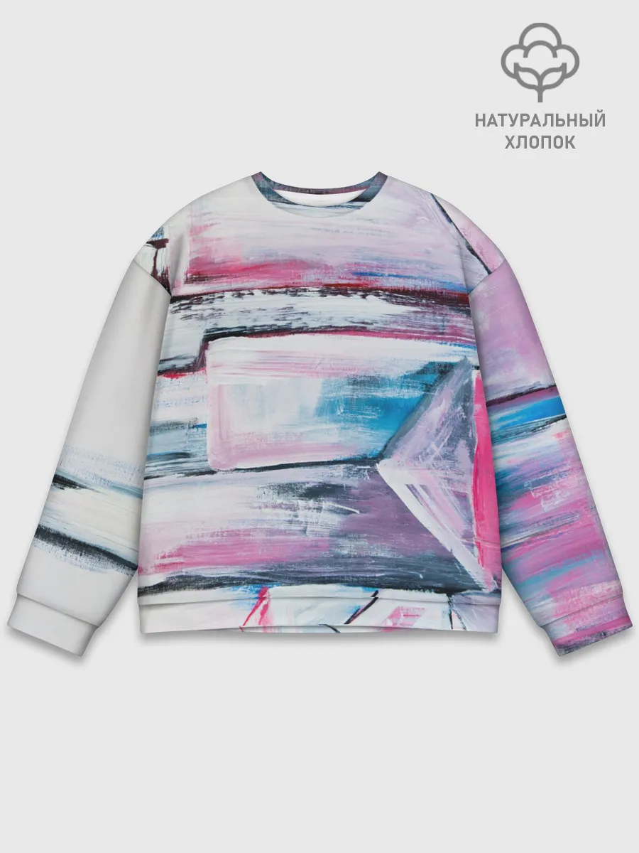 Мужской свитшот базовый / Цветные мелки