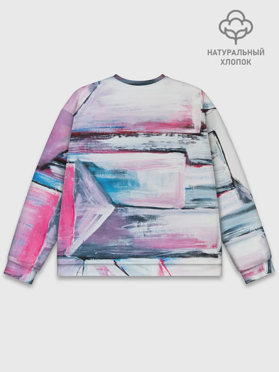Мужской свитшот базовый / Цветные мелки