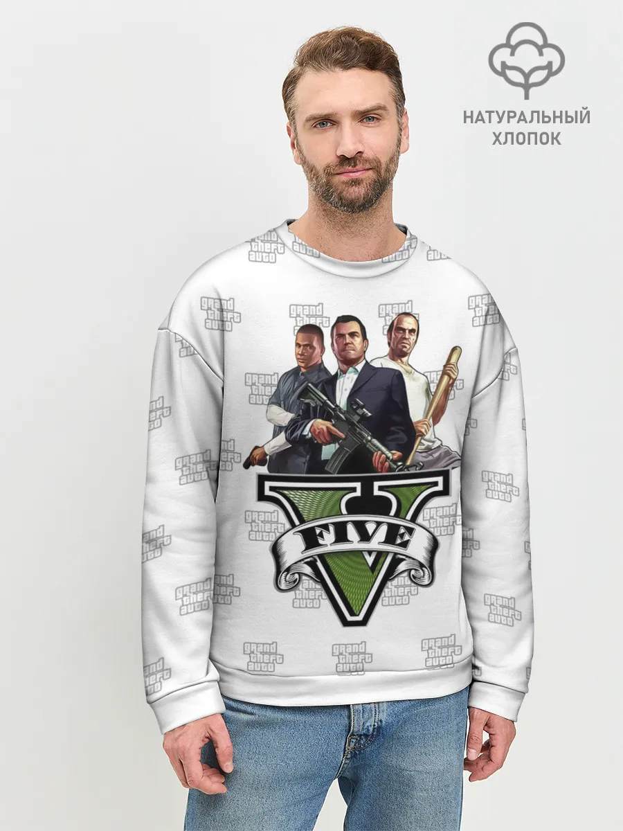 Мужской свитшот базовый / Grand Theft Auto FIVE