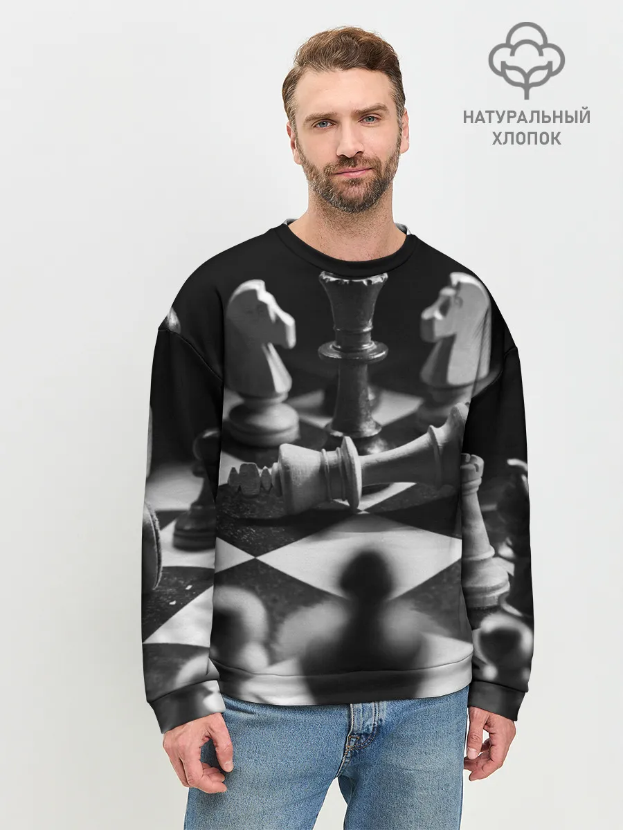 Мужской свитшот базовый / Шахматы