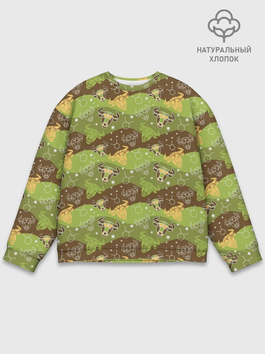 Мужской свитшот базовый / Телец