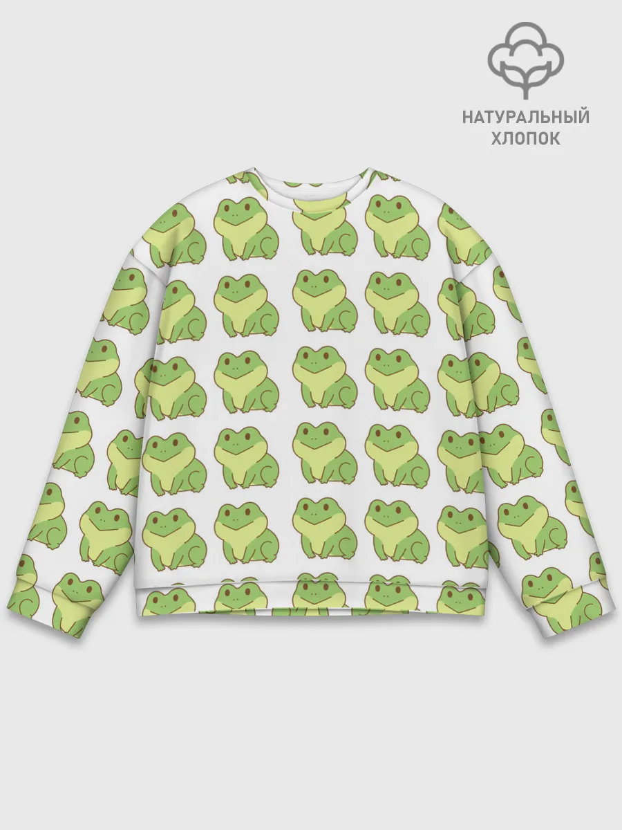 Мужской свитшот базовый / лягушки