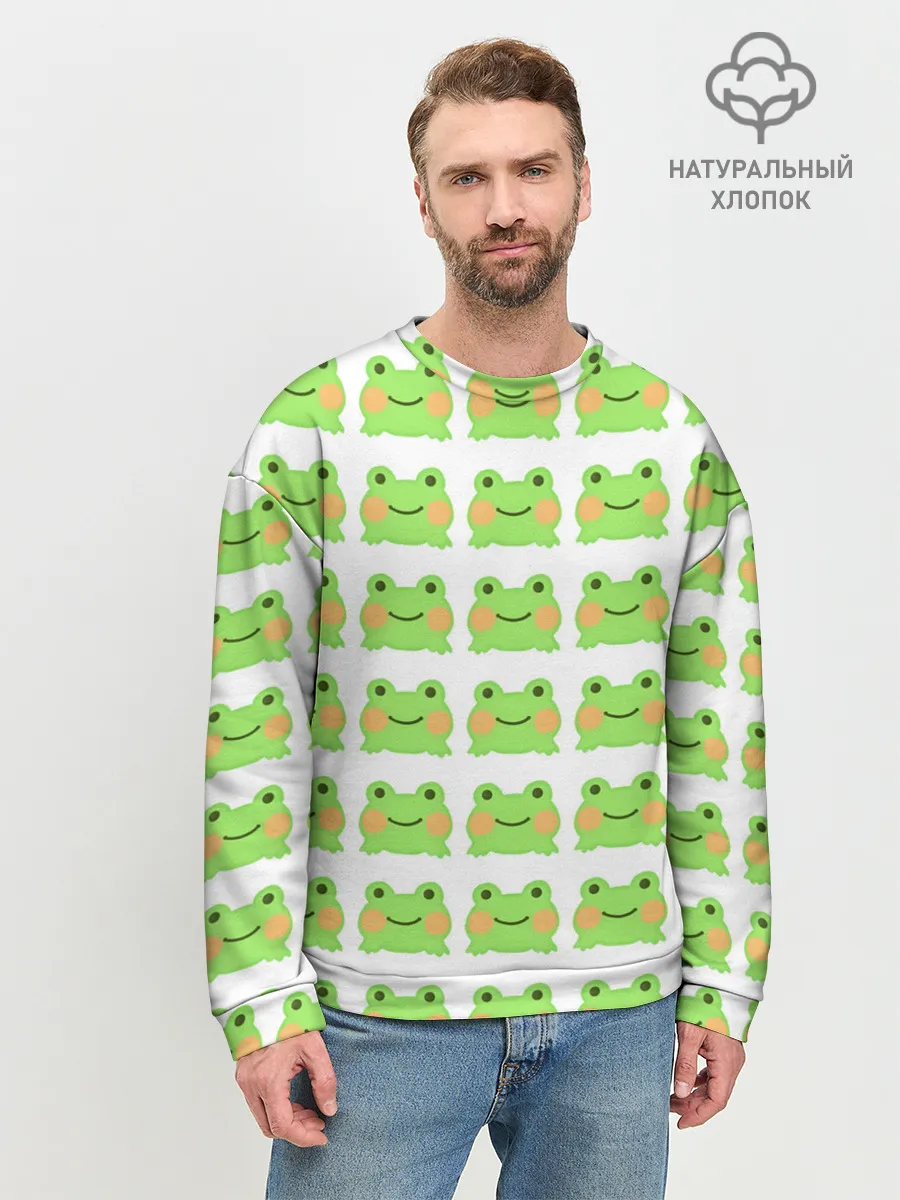 Мужской свитшот базовый / лягушка