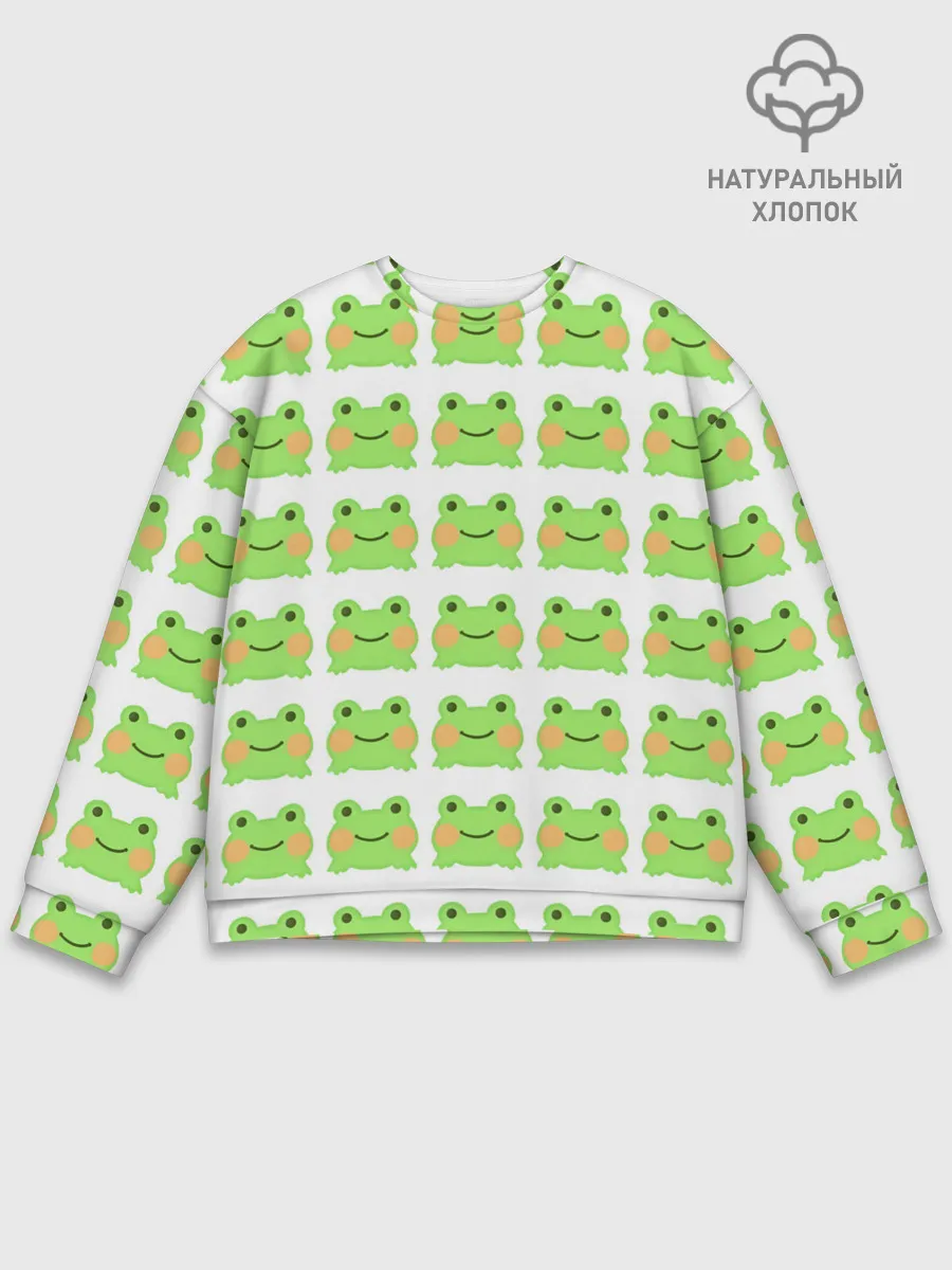Мужской свитшот базовый / лягушка