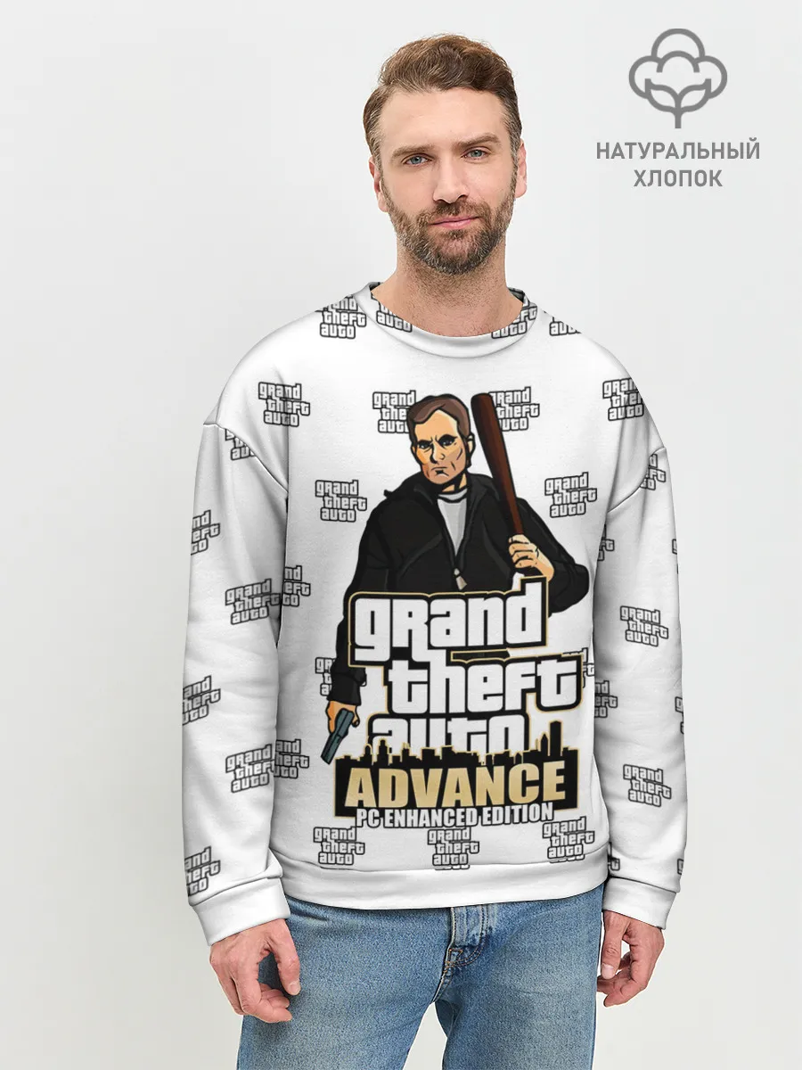 Мужской свитшот базовый / Grand Theft Auto ADVANCE