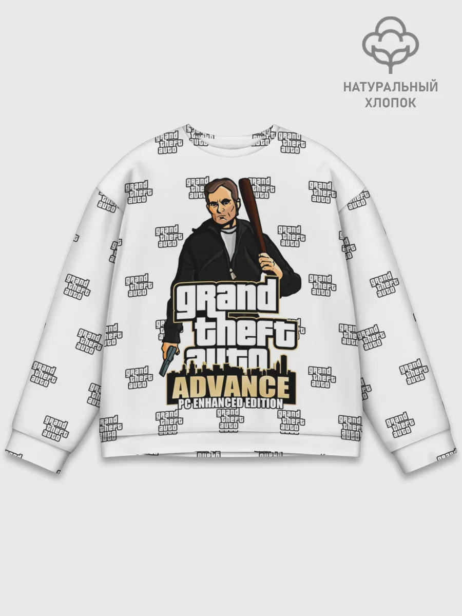 Мужской свитшот базовый / Grand Theft Auto ADVANCE