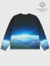 Мужской свитшот базовый / Земля в иллюминаторе | ТЕКС