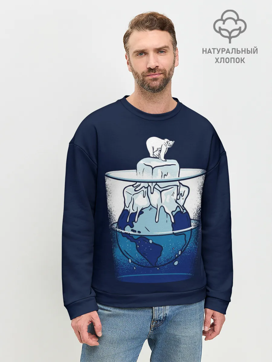 Мужской свитшот базовый / Polar Ice Bear