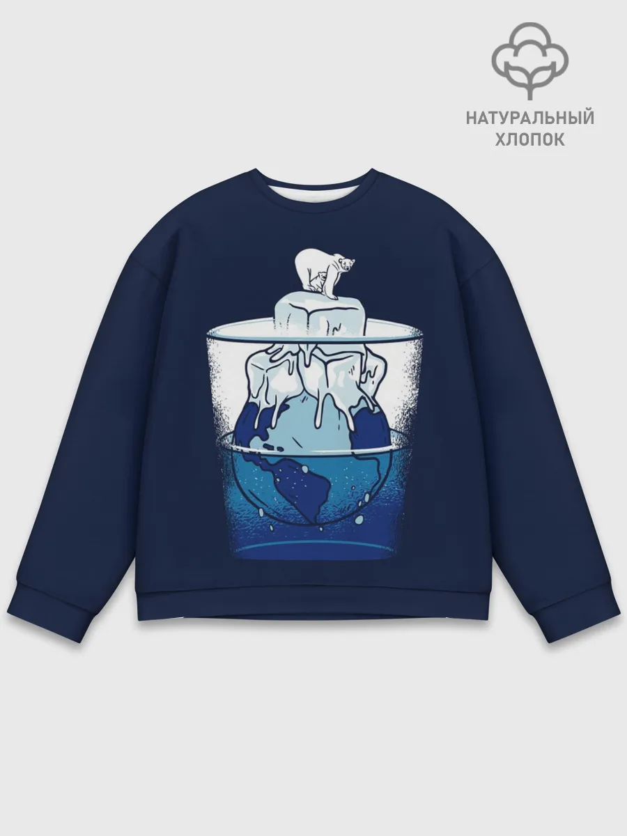 Мужской свитшот базовый / Polar Ice Bear