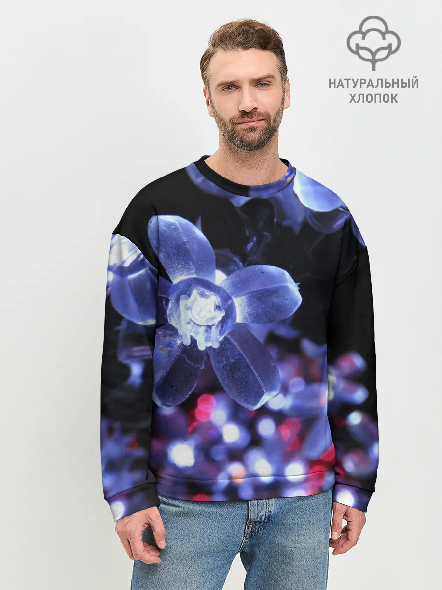 Мужской свитшот базовый / Неоновые цвета