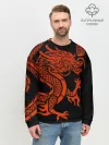 Мужской свитшот базовый / RED CHINA DRAGON