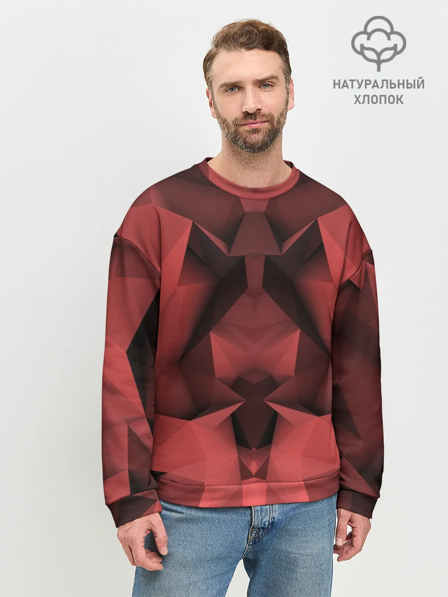 Мужской свитшот базовый / Геометрическая Абстракция